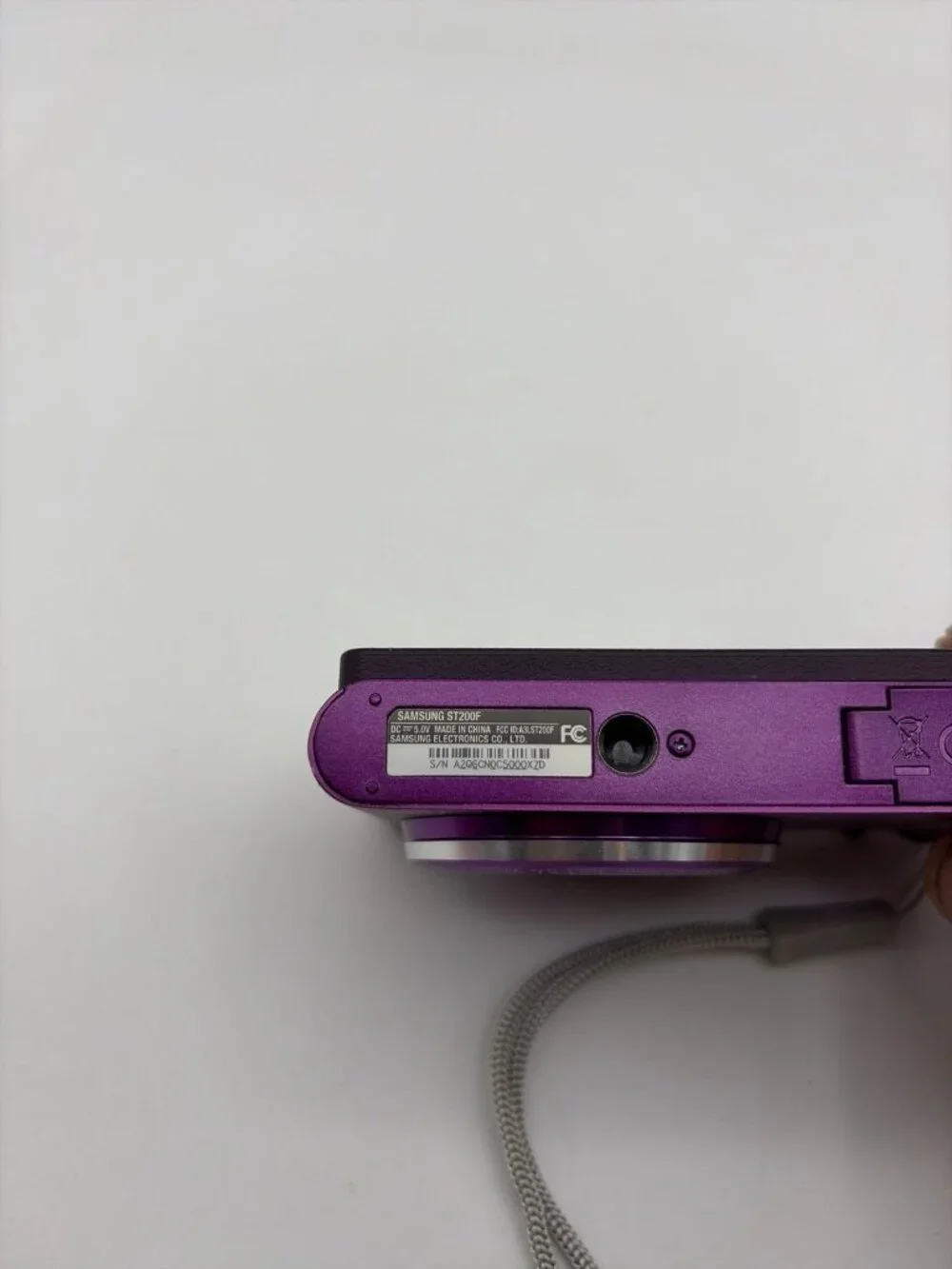 Samsung ST200F 16.1MP 10x WiFi Compact Digital Camera Purple Tested Working